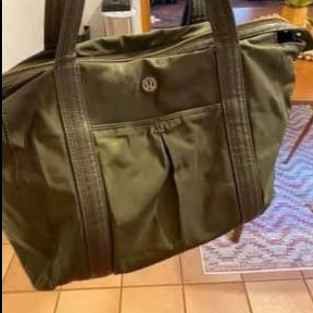 Army Green Lululemon Bag